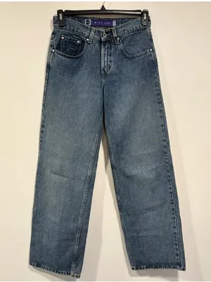 Vintage 90s Levis SilverTab Wide Leg Jeans Medium 5/6 Made in USA wide leg thumbnail 1