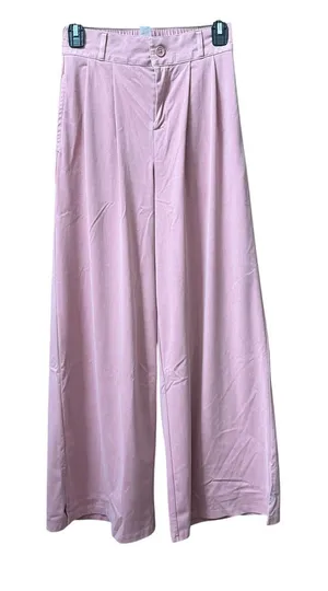 Halara New Pink Wide Leg Pants Size XS Lightweight Career Casual thumbnail 1