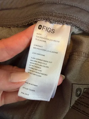 Figs Kade Scrubs Pants Grey XL thumbnail 2
