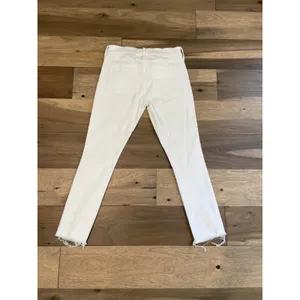 Express Jeans Cropped Denim Legging Size 8R Mid Rise Frayed Hem thumbnail 10