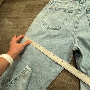 Abercrombie & Fitch Light Blue Wide Leg Jeans thumbnail 11