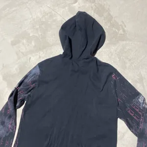 Women's Y2K Vanilla Sugar Grunge Style Full Zip Black Hoodie Size M Goth Emo thumbnail 9