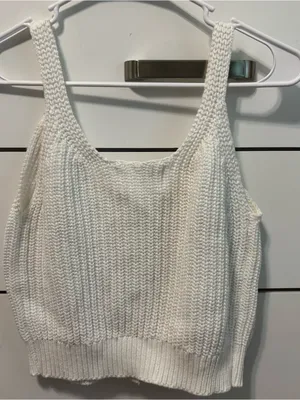 Rolla’s White Knit Tank Top thumbnail 4