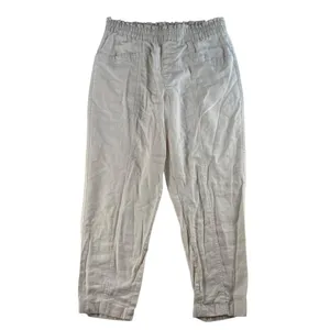 A New Day L Large Pants High Rise Tapered Ankle Pull‎ On Light Pink Cropped Crop thumbnail 2