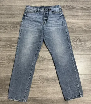 Eunina Women Tyler Super High Rise Mom‎ Ankle Denim Jeans Size 13 Cotton Blend thumbnail 1