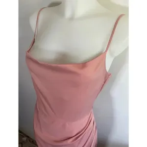 Showpo‎ Dazzling Lights Cowl Drape MIDI Dress Pink Peach Satin Size 6 US 0209 thumbnail 4