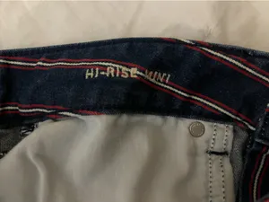 American Eagle High-Rise Mini Skirt Denim thumbnail 3