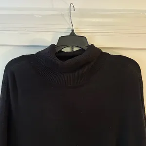 Calvin Klein Turtleneck Poncho Sweater thumbnail 3