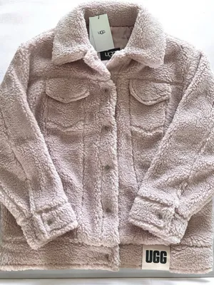 UGG Women Sherpa Jean Jacket in Pale Pink thumbnail 1