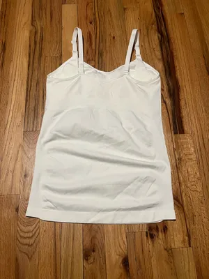 Large White/Cream Seamless Nursing Camisole - Like New thumbnail 3