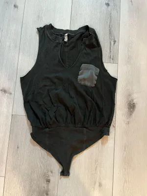 Free People Intimately Tank Bodysuit with Pocket thumbnail 2