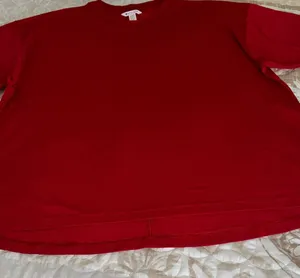 Athleta Women’s Red Crew Neck Top size 1X thumbnail 1