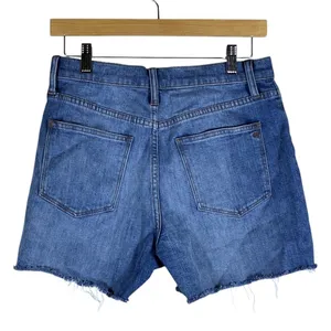 Madewell High-Rise Denim Shorts in Glenoaks Wash Jean Stretch Festival Size 27 thumbnail 4
