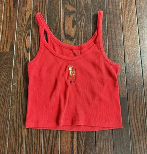 Brandy Melville Red Deer Tank  thumbnail 1