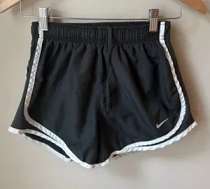 Nike Dri-FIT Tempo Running Shorts Black White thumbnail 1