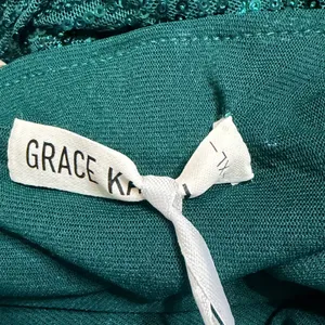 Grace Karin Womens Emerald Green Sequin One Shoulder Wrap Cocktail Dress XL NEW thumbnail 6