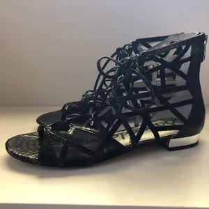 Sam Edelman Black‎ Denver Flat Sandals thumbnail 4