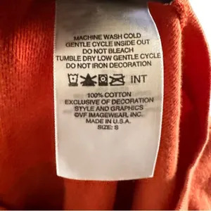 Harley Davidson Orange Cotton‎ Shirt thumbnail 6
