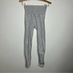 Free people movement Good Karma Leggings light gray‎ size XS/S thumbnail 3