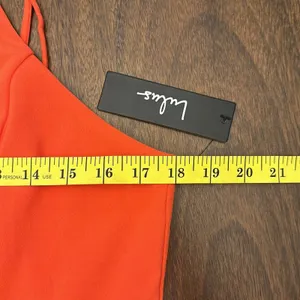 Lulus Great Things‎ Ruffled Bodycon Coral Red Dress Size XL thumbnail 7