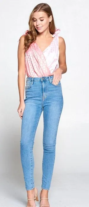 Pink Polka Dot Bodysuit  thumbnail 5