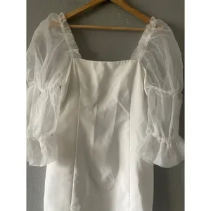Amanda Uprichard White Tia Dress thumbnail 10
