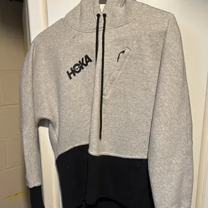 HOKA Gray and Black Hoodie thumbnail 1