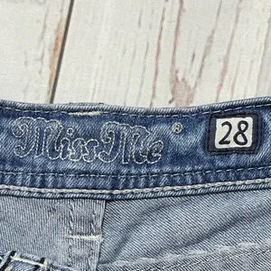 Miss Me Loose Saddle Stitching Bootcut Jeans thumbnail 8