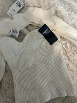 Abercrombie Sweetheart Tube Top and Shrug Sweater Set thumbnail 4