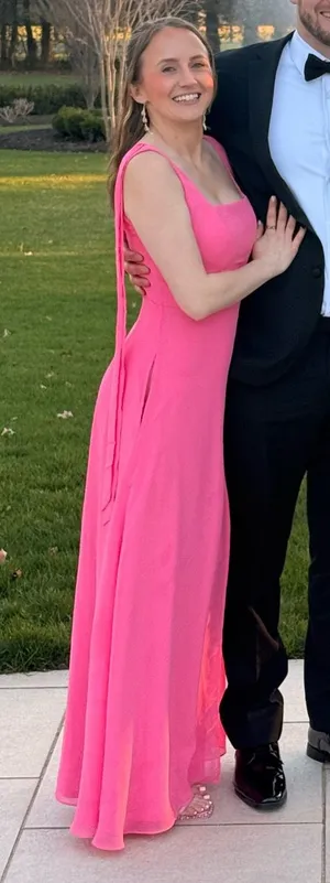 Pink Bridesmaid Dress Birdy Grey thumbnail 1