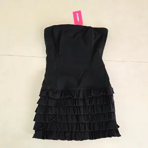 NWT! Edikted Strapless Tiered Ruffle Hem Minidress Size M thumbnail 4