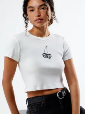 Pacsun Cherry Pool Ball Baby T-Shirt Women’s Small thumbnail 1