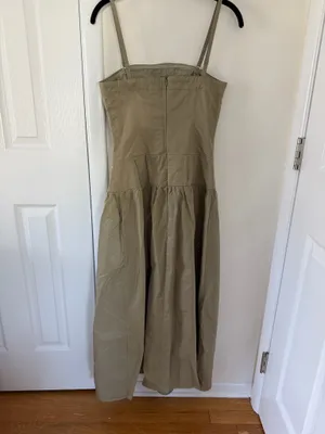 Pixie Market Utility Dress Tan Size XS thumbnail 4