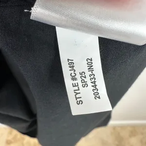 J.Crew Drop Waist Mixy Dress Midi Cotton A Line Retro Minimalist Black Large NWT thumbnail 10