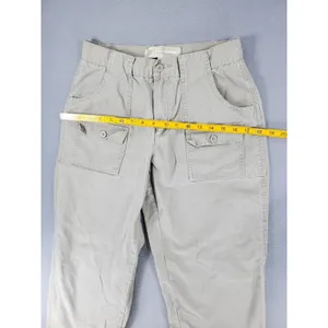 American Eagle Outfitters Cargo Khakis Womens Size 6 Beige‎ Cotton Pants thumbnail 8