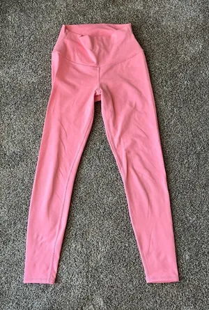 Alo Yoga Airbrush 7/8 Leggings Bright Pink High Waist Size XXS Pilates Workout thumbnail 1