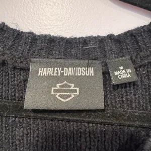 Black and white stripe‎ Harley Davidson sweater thumbnail 3