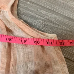 Free People Hey There Sunrise Tank Top gingham plaid check‎ pink white sz S thumbnail 8