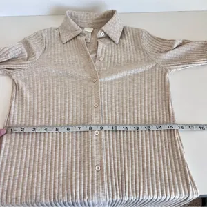 H&M Women's Ribbed Long Sleeve Sweater Dress thumbnail 9