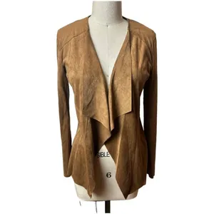 MNG Mango Genuine Brown Suede Jacket Small thumbnail 2