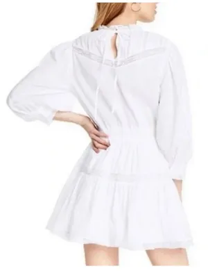 Loveshackfancy x target Talulah white mini dress size small thumbnail 3