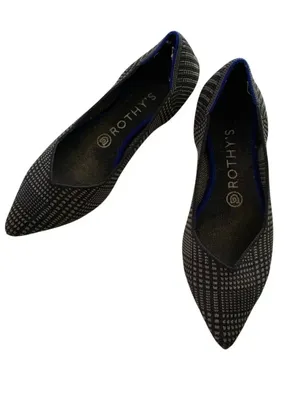 Rothy's Glen Plaid Pointed Retired flats women's size 7.5 thumbnail 1