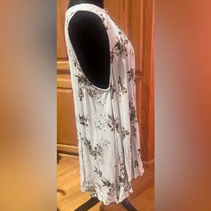 Free People Snap Out of It Tree Swing Tunic Mini Dress Faded Floral‎ Size Medium thumbnail 9