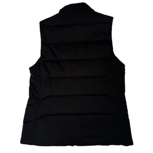 Ralph Lauren‎ Quilted Vest Womens Medium Black Full Zip LRL Logo thumbnail 2