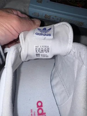 adidas 80’s Continental Shoes with Navy Stripe and Pink Logo thumbnail 8