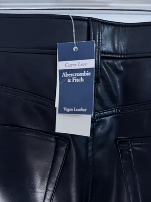 Abercrombie Curve Love Vegan Leather Pants thumbnail 4