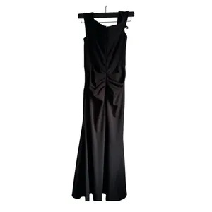 Xscape Off-Shoulder‎ Scuba Crepe Gown Black 4 thumbnail 5