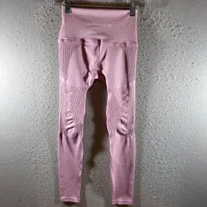 1673 | NWOT Alphalete Athletics Seamless‎ High Waist Yoga Leggings Pink Womens S thumbnail 2