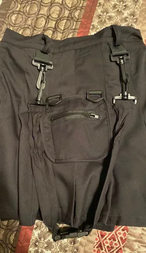 Yesstyle Black Buckled Skort thumbnail 4