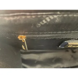 Dune London Navy Blue Structured Satchel Handbag Gold Hardware Women's Purse thumbnail 12